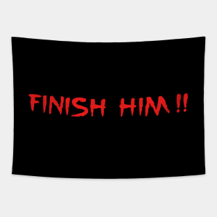 Finish Him Tapestry