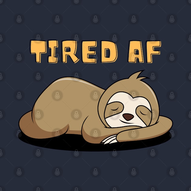 Tired AF Sleepy Sloth by Qkibrat