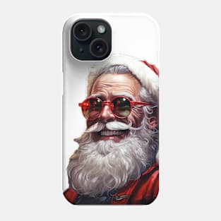 Santa claus with glasses Phone Case