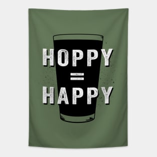 Hoppy Equals Happy (Beer Love) Tapestry