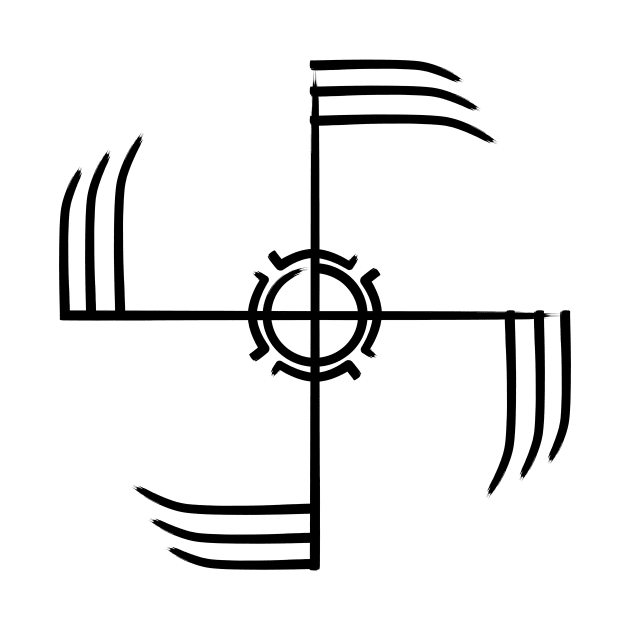 Ginfaxi Icelandic Stave | Viking Symbols by Time Nomads