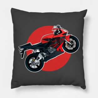 Japanese racing motorcycle Pillow