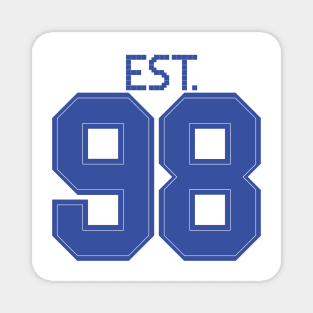 Est. 98 blue Magnet