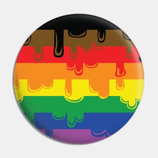 Dripping Queer BIPOC Pride Pin