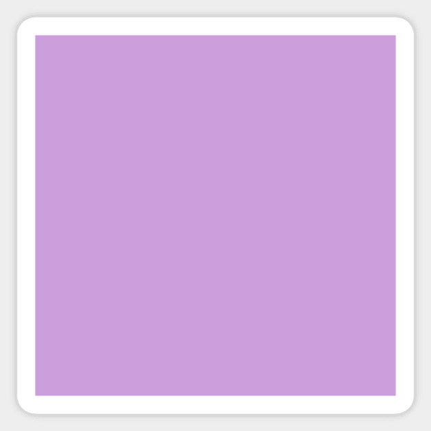 Wisteria Purple Solid Color - Wisteria - Sticker