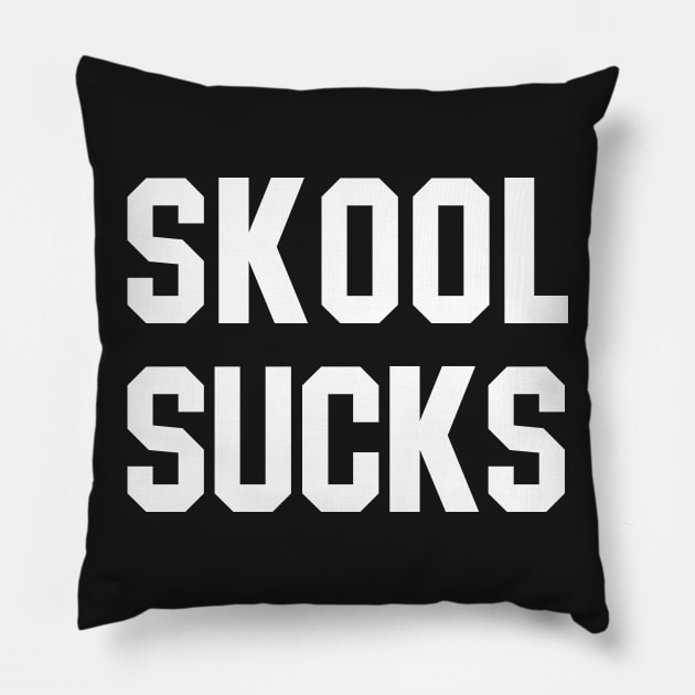 Niall Horan Tee - Skool Sucks Pillow by mlovemia3x2