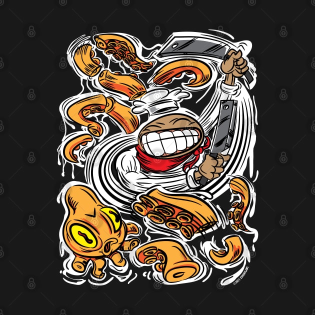 Sushi Slasher Chef by eShirtLabs