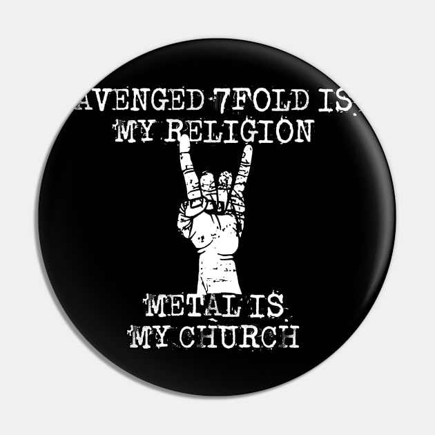 avenged sevenfold is my religion Pin by Grandpa Zeus Art