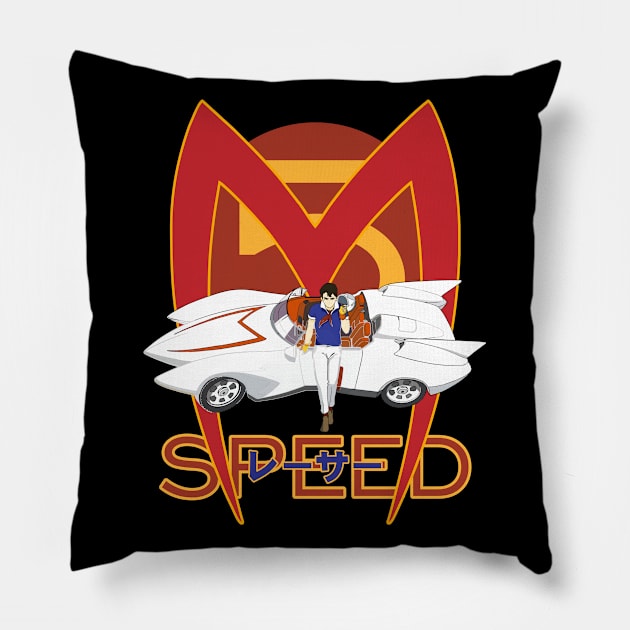 Mach 5 Speed Racer Japanese Pillow by RUS