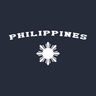 Philippines Pilipinas Flag Sun T-Shirt