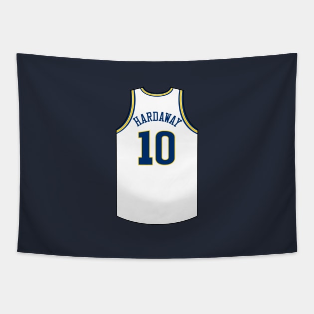 Tim Hardaway Golden State Jersey Qiangy Tapestry by qiangdade