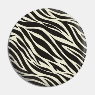 Zebra Print Pattern (WHITE) Pin