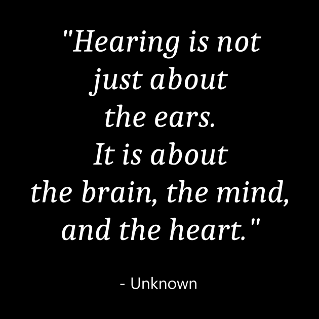 Quote About World Hearing Day by Fandie