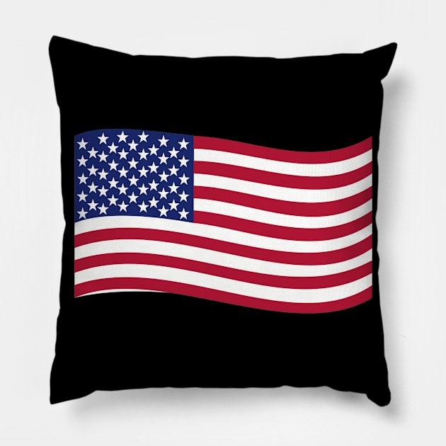 US flag Pillow by Designzz