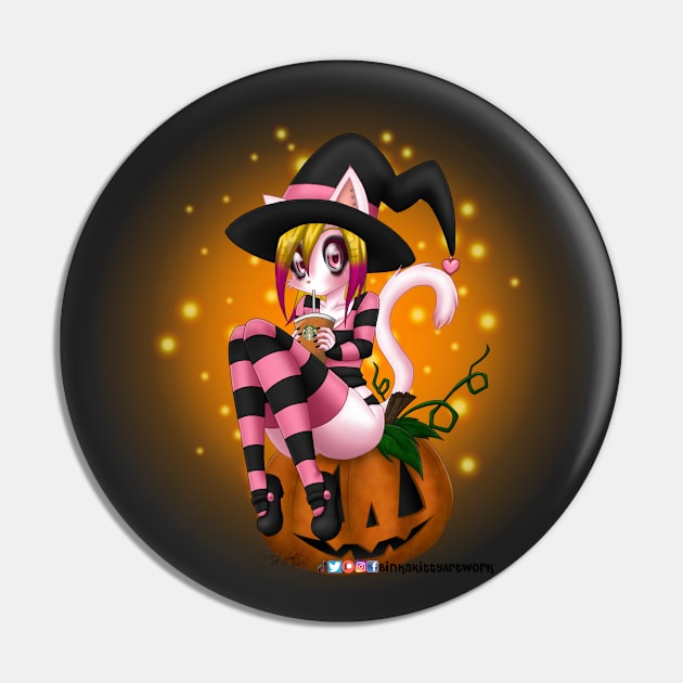 Ready For Halloween Pin by BinkaKittyArtwork