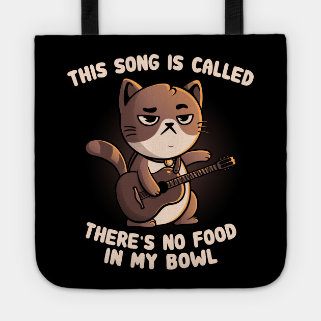 Cat Song Cats Tote Bag Teepublic Uk