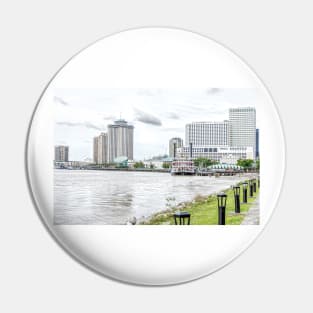 New Orleans Riverwalk by Debra Martz Pin