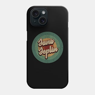 Circle Retro Vintage Janis Joplin Phone Case