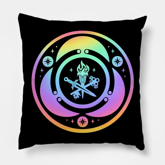 hecate symbol. greek godess sigil. strovolos hekate Pillow by OccultOmaStore