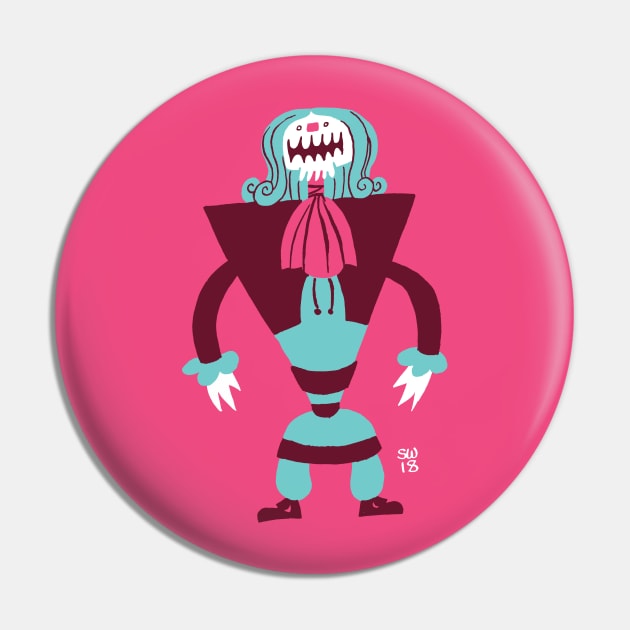 Monster Boy 9 Pin by washburnillustration