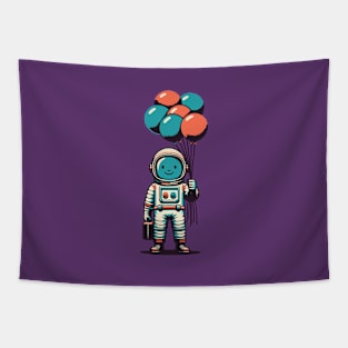 Astranout with balloons Tapestry