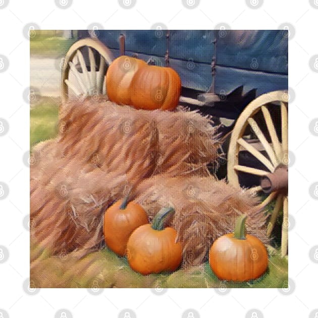 Hayride and Pumpkins by AJDesignsstuff