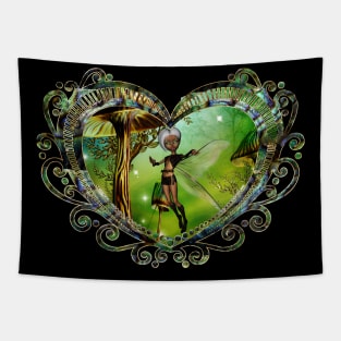 Sweet fairy and fantasy mushrooms Tapestry