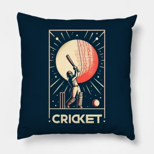 Cricket Player Pillow