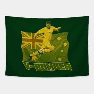 Retro Socceroos - Mark Viduka - V-BOMBER Tapestry