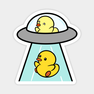 UFO - Duckie and Duck Magnet