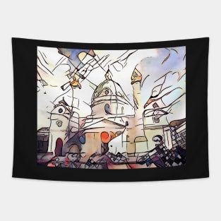 Kandinsky meets Karlskirche Tapestry