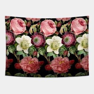 Goth Floral Tapestry