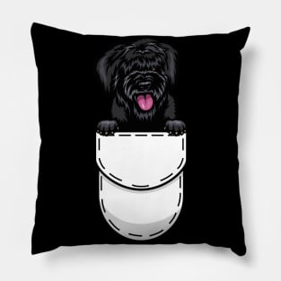 Funny Bouvier des Flandres Pocket Dog Pillow