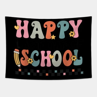 Last Day Of School Kids Teacher Student Graduation Tapestry