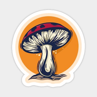 Cute Mushroom Magnet