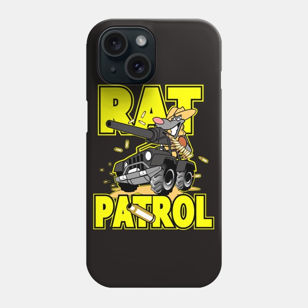 Rat Patrol Phone Case by Spikeani