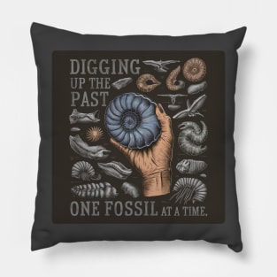 Digging up the past, one fossil at a time. Pillow