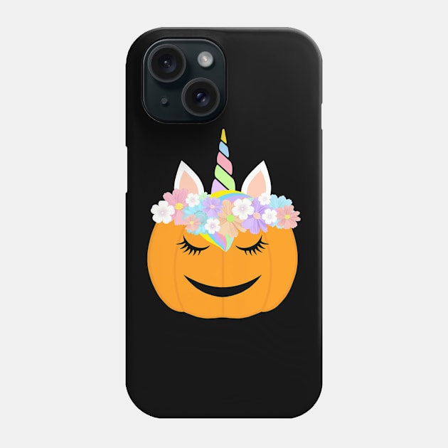 Unicorn pumpkin Phone Case by Morishasha