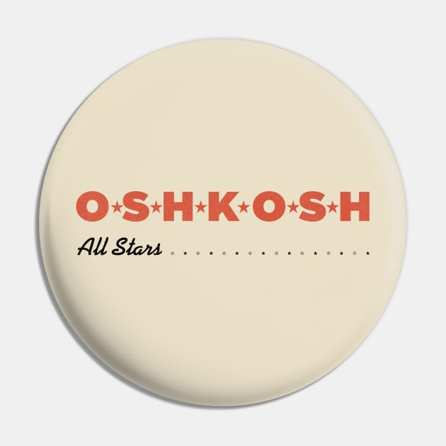 Defunct Oshkosh All-Stars Basketball Team Pin by Defunctland