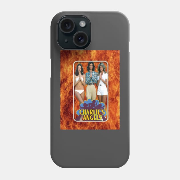 charlies angels Phone Case by fonchi76