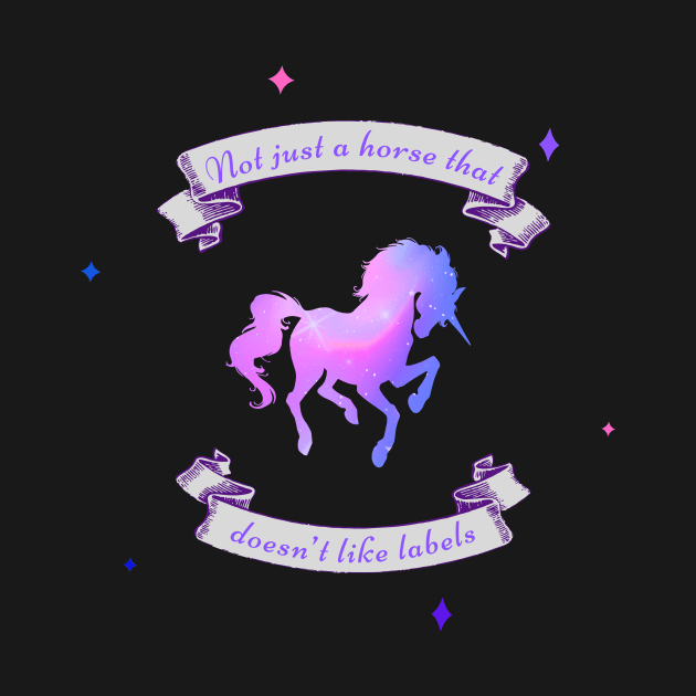 Bisexual Pride Unicorn by Gorgoose Graphics