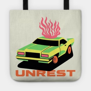 Unrest ----- Original Retro 90s Style Design Tote