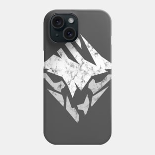 Dauntless White Distressed Emblem Logo Phone Case