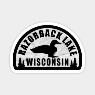 Razorback Lake Northern Wisconsin Loon Magnet