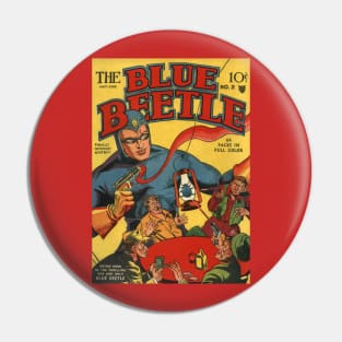 Blue Beetle II Comic Love Pin