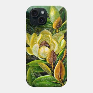 Magnolia flower Phone Case