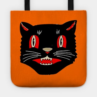 Vintage Halloween Cat 03 Tote