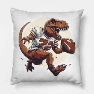 T-Rex American Football Player Pillow