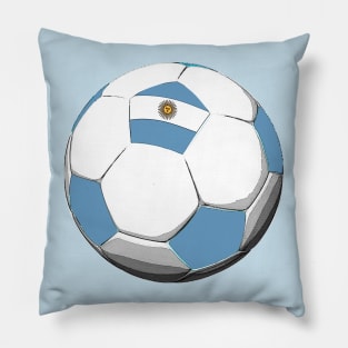 Argentina Soccer Pillow