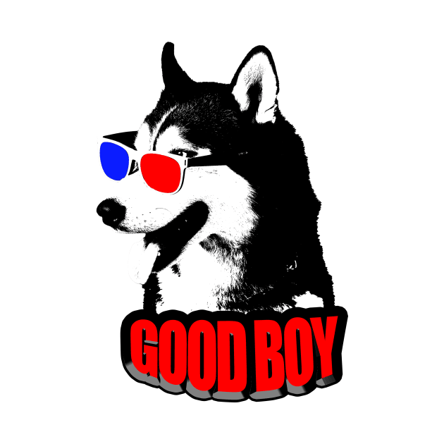 Dog lovers tshirt goodboy by Studio Paman